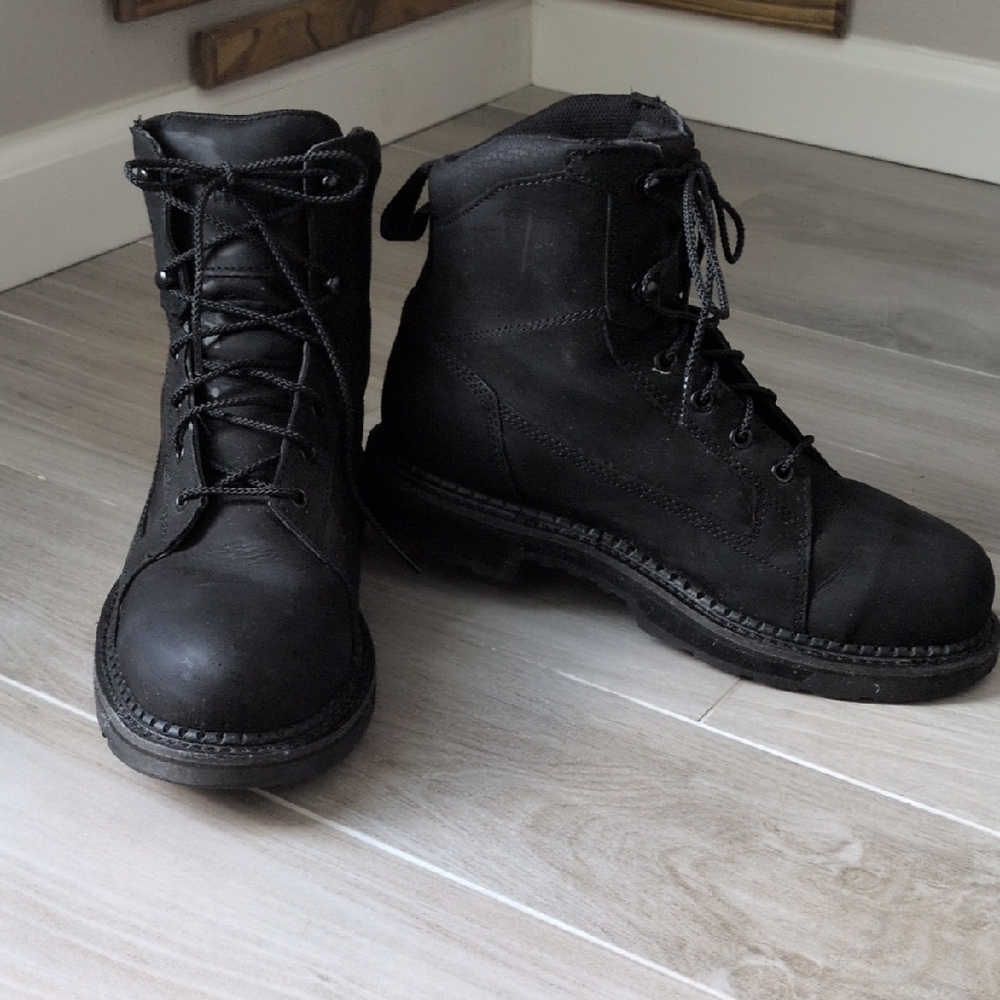 WORK By red wings shoes: Black Men's Boots